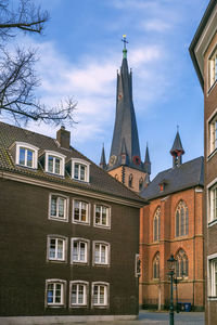 Low angle view of cathedral against sky