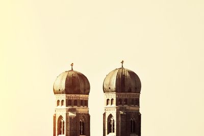 Low angle view of cathedral against clear sky