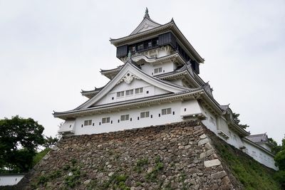 Low angle view of building against sky