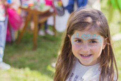 Portrait of smiling girl