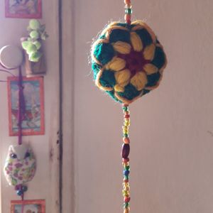 Close-up of multi colored hanging