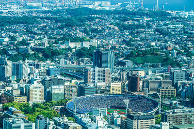 Aerial view of cityscape