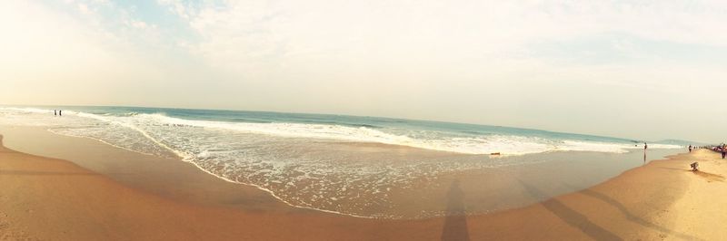 Scenic view of beach