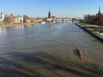 View of buildings at waterfront