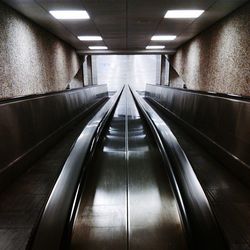 Empty subway station