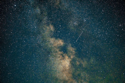 Low angle view of stars in sky at night