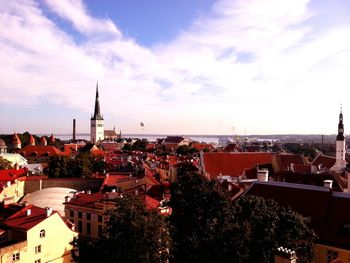 Cityscape against sky