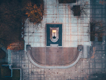 Drone view of street