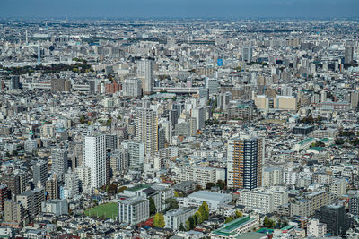 Aerial view of cityscape