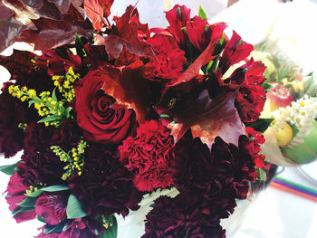 Close-up of rose bouquet