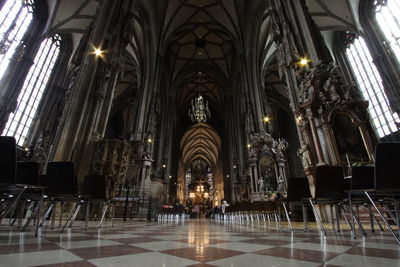 Interior of church