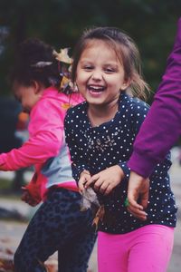 Portrait of smiling girl