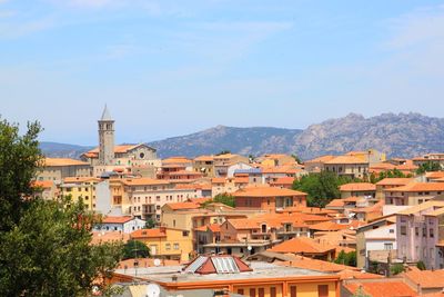 View of buildings in city