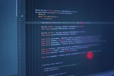 Low angle view of telephone booth at airport