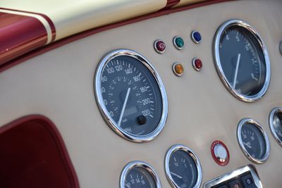 Close-up of vintage car