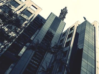 Low angle view of office buildings