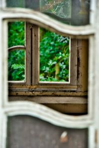 Close-up of closed wooden door