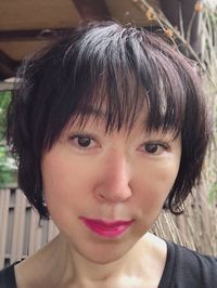 Close-up portrait of woman