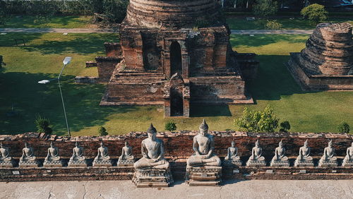 Old statue in temple