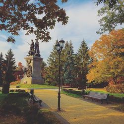 Built structure with trees in background