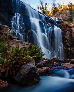 View of waterfall