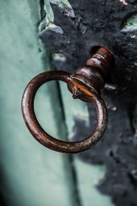 Close-up of rusty metal