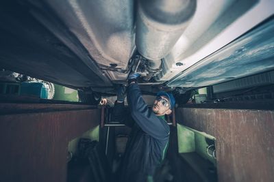 Man in bus