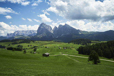 Scenic view of landscape against sky