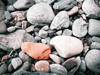 Full frame shot of pebbles