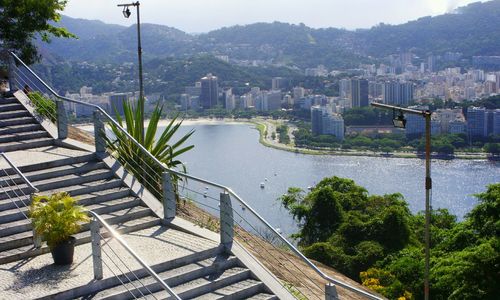 Residential buildings in town