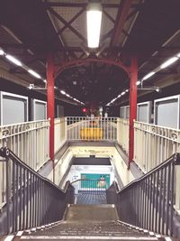 Staircase in modern building