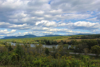 Scenic view of landscape against sky