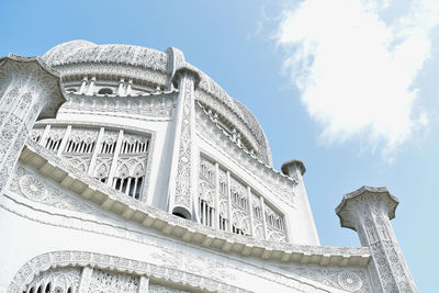 Low angle view of historical building against sky