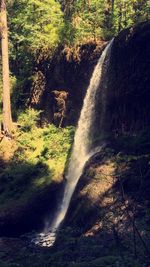 View of waterfall