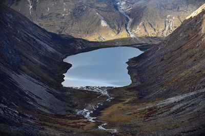 Scenic view of mountains