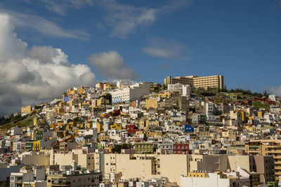 Cityscape against sky