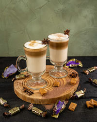 Close-up of drink on table