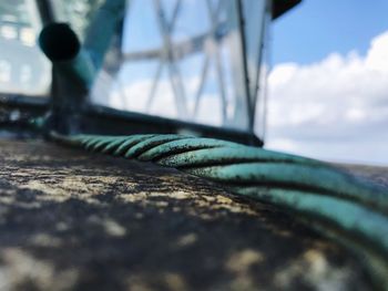 Close-up of ropes