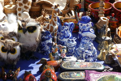 View of market stall for sale