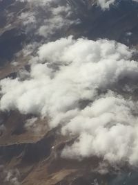 Low angle view of clouds in sky