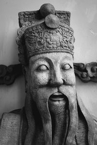 Close-up of buddha statue