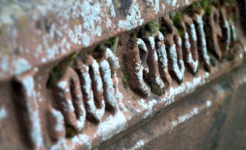 Close-up of rusty metal