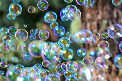 Close-up of bubbles