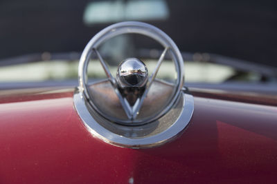 Close-up of vintage car