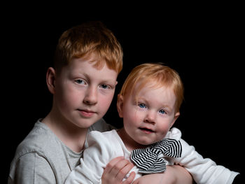 Portrait of siblings