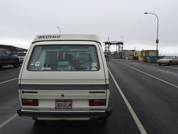 Cars on road