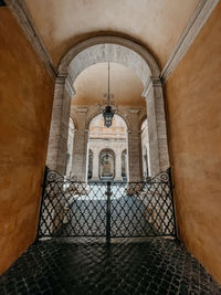 Low angle view of ceiling