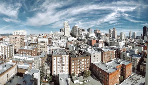 Cityscape against sky