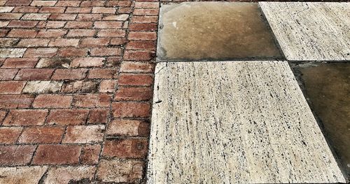 Full frame shot of paving stone