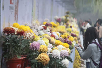 Flowers in market
